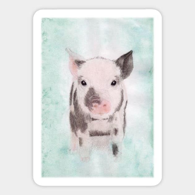 Piglet Sticker by lindaursin